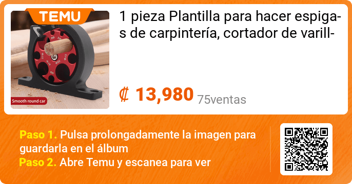 Plantilla para hacer espigas de carpintería, cortador de varillas redondas ajustable de 5-20 mm