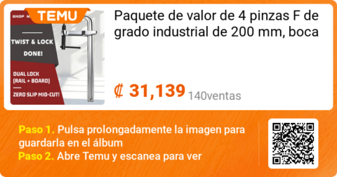 Paquete de valor de 4 pinzas...