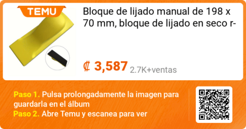 Bloque de lijado manual de 198...