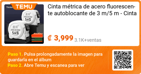 Cinta metrica de acero autoblacante de...