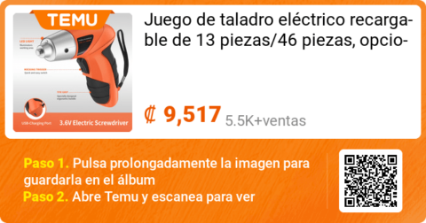 Juego de taladro electrico recargable de...