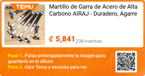 Martillo de garra de acero de...