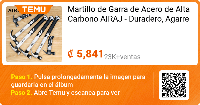 Martillo de garra de acero de alto carbono
